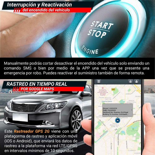 Imagen 2 de 10 de Gps Mini Tracker Localizador Vehicular Tk311c Con Control