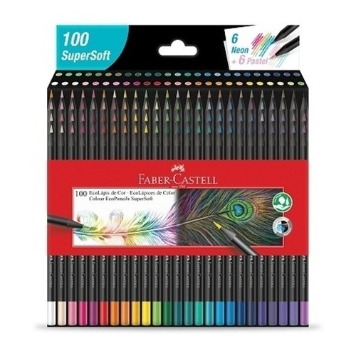 Lápices De Colores Supersoft X100 Faber Castell
