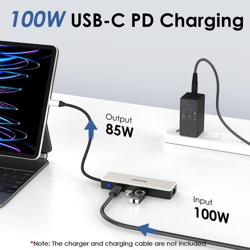 Wavlink Adaptador Usb C A Ethernet De 2,5 Gbps Con Carga Pd