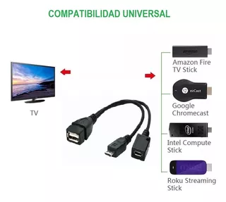 Cable Para Fire Stick Cable, Para Amazon Fire Tv Stick.