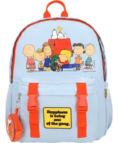 Mochila Snoopy Peanuts Primaria Backpack Pnt039bp473a Color Azul