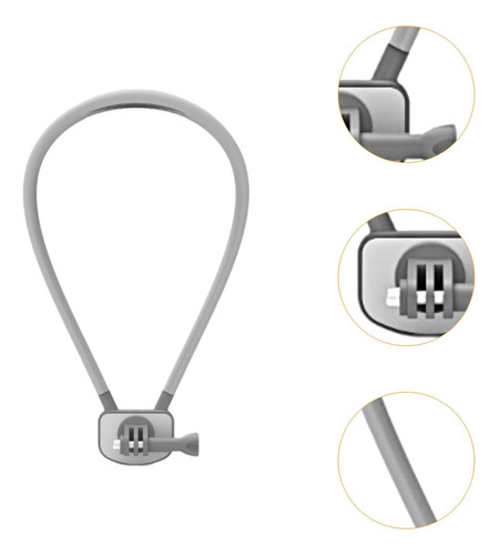 Soporte Para El Cuello Selfie Monte Multipropósito Gris