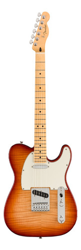 Fender Limited Edition Player Telecaster Plus Top, Sienna Color Marrón claro Material del diapasón Maple Orientación de la mano Diestro