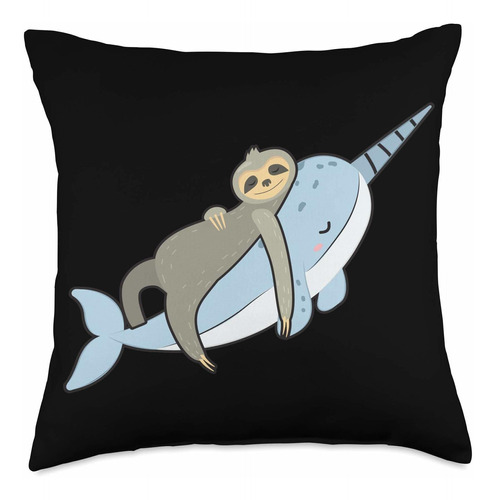 Funny Sloth Narwhal Unicorn Of The Sea Enchanted Animal...