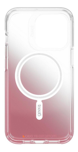 Case Gear4 Milan Snap Para iPhone 13 Pro Transparente Rosa