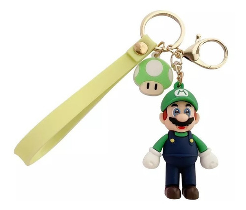 Llavero Grande Mario Bros Silicon Pvc Anime Coleccion