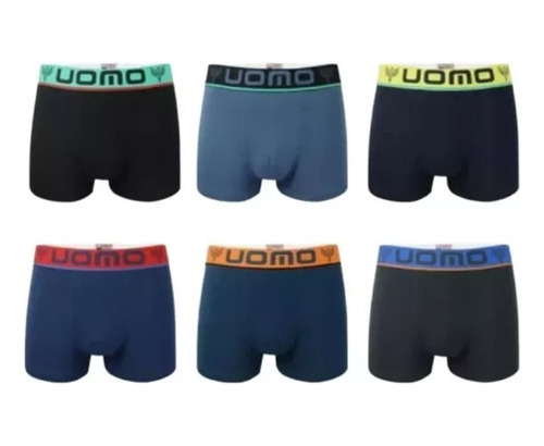 Pack 6 Boxer Masculinos Color Talle Especiales 5xl 6xl