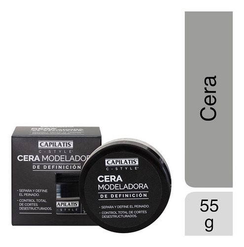 Cera Modeladora De Definición Capilatis C- Style 55g Control