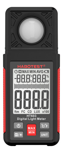 Medidor De Luz Digital Habotest Lux Meter Con Luz De Fondo L