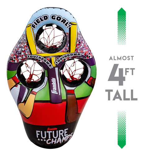 Jogo Football Target Toss Franklin Sports Kids Com Mini Bola