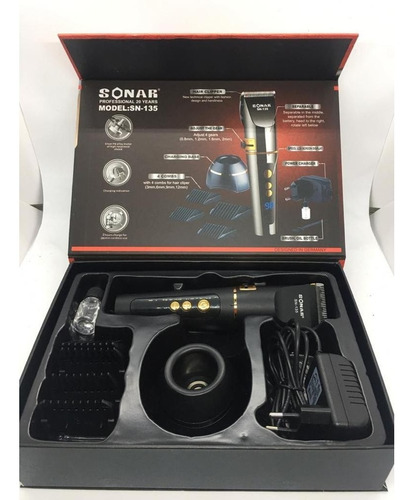 Maquina Afeitadora Recortadora Premium Recargable Sonar 135