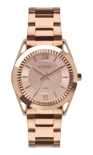 Relogio Euro Feminino Eu2035ypr/4j Aço Rose Analogico Oferta