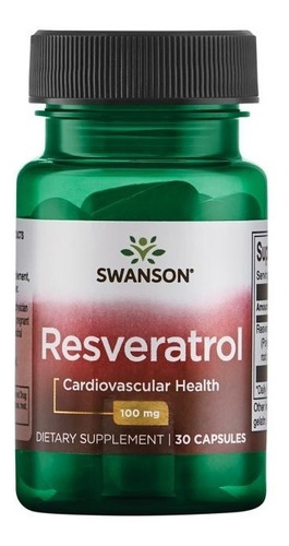Swanson, Resveratrol, 50 mg, 30 Cápsulas original EUA