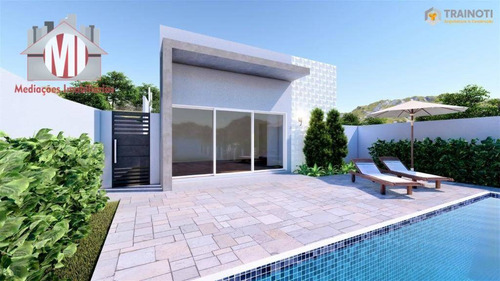 Linda Chácara Em Fase De Acabamento Com Escritura, 01 Suíte, Próxima Da Cidade, Internet, À Venda, 500 M² Por R$ 390.000 - Zona Rural - Pinhalzinho/sp - Ch0870