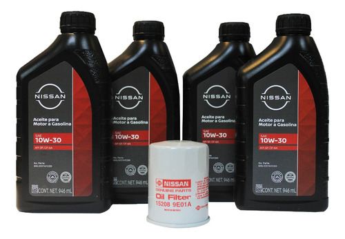 Kit 4l Aceite Y Filtro Sintetico Nissan 5w30 Tsuru 1999