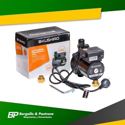 Imagen 2 de 10 de Bomba Presurizadora Grs100b Kushiro 100w