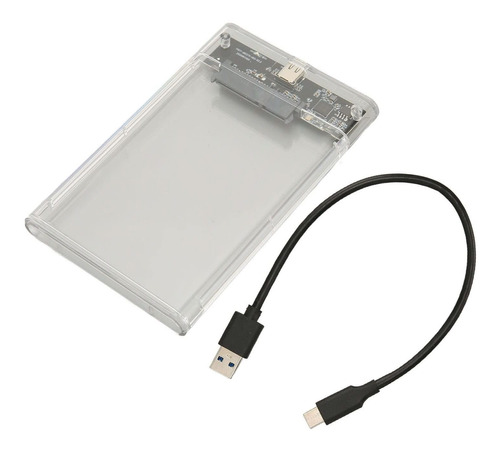 2.5in Hard Drive Enclosure Usb3.0 Portable Clear Disk