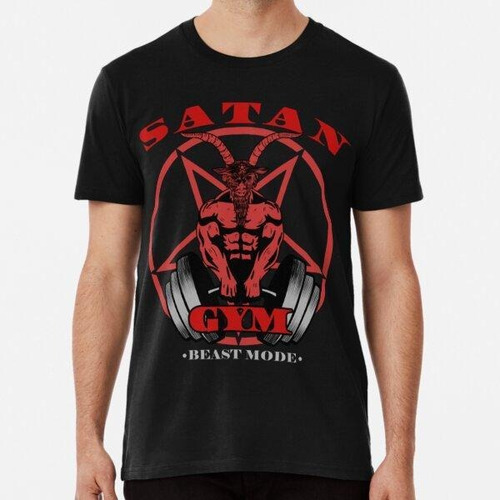 Remera Satan Gym - Amantes Del Gimnasio Algodon Premium