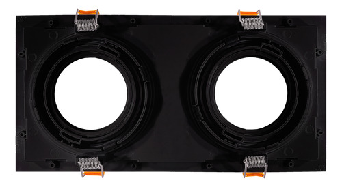 Spot Duplo De Embutir Ar70 + Lâmpada Led Ar70 4,8w