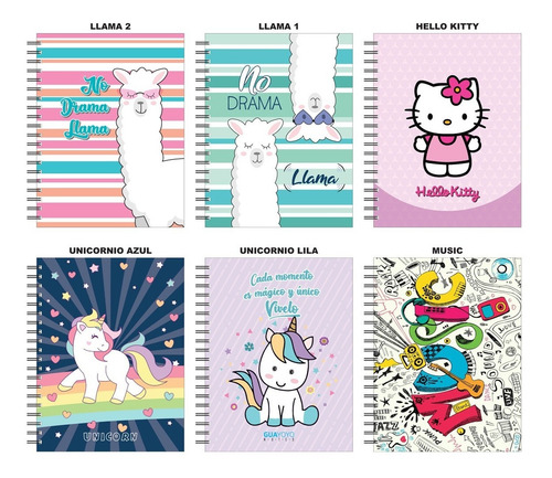 Imagen 6 de 10 de Libreta Cuaderno Grande, 5 Materias, Guayoyo Precio X 2 Unid