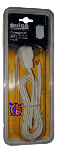 Cable Blanco Para Calentador Spt 2 X 14 - 0.93 Mts. Arrigo