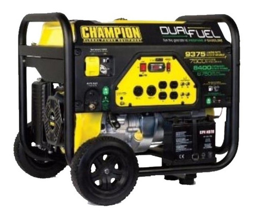 Generador Champion Dual Gasolina/gas Lpg/propano 7500w/9375w