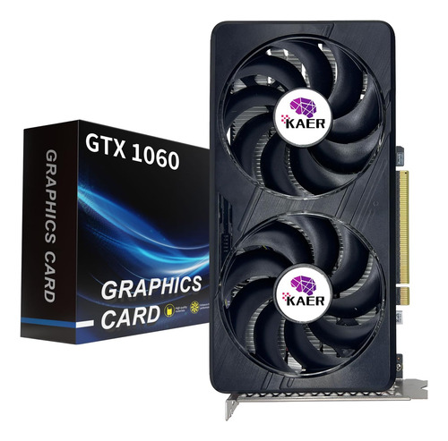Kaer Nvidia Geforce Gtx1060 Tarjeta De Gráficos De Juegos (p