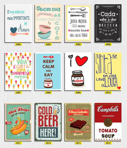 Placas Decorativas Sua Cozinha Mais Aconchegante Mdf 3mm