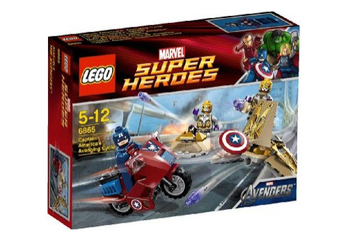 Ciclo Vengador Del Capitán América De Lego 6865