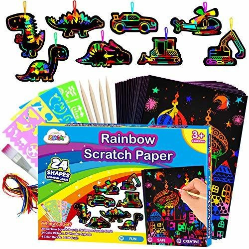Kit Der Manualidades - Zmlm Create Rainbow Scratch Art Craft