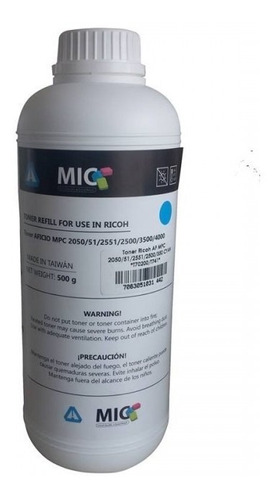  Toner  Aficio Mp C2050 C3500 C4500 Recarga X500gr Cmy