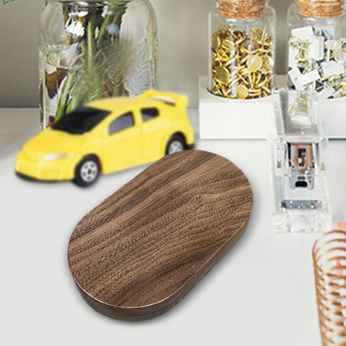 Base De Exhibición De Madera Ovalada, Soporte De