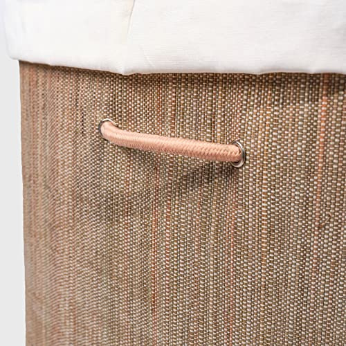 Cesto Rectangular Plegable Impermeable Con Tapa Y Asas