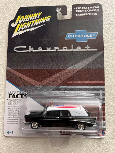 Johnny Lightning 1/64 Chevy Bel Air Carro Fúnebre