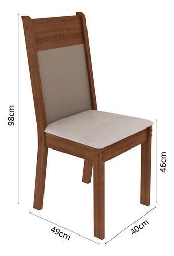 Conjunto Comedor Madesa Panamá Mesa Tapa Madera Con 8 Sillas