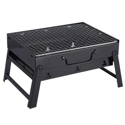 Asador Portátil Camping A.inoxidable A.27cm X L.35cm Al 20cm