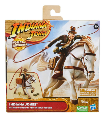 Figura Indiana Jones Con Caballo Accesorios Hasbro