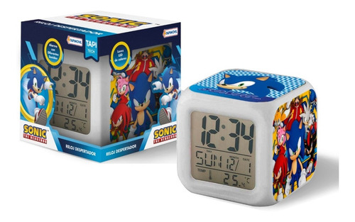 Reloj Despertador Digital Sonic Licencia Original