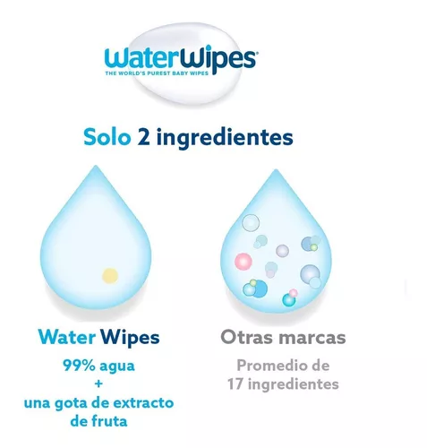 Toallitas Húmedas Water Wipes 540 piezas