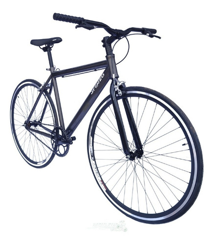 Bicicleta  Urbana/fixed  Rin 700 Manubrio Recto - Gris 