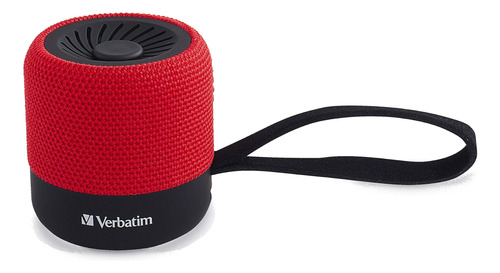 Minialtavoz Bluetooth Inalámbrico Verbatim  Rojo