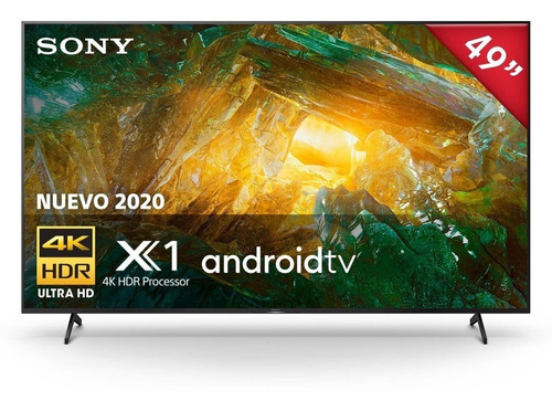 Pantalla Sony De 49  Xbr-49x800h 4k Uhd Alb