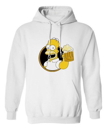 Sudadera Con Gorro Homero Simpson Tarro Beer