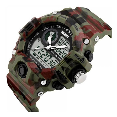 Relógio Masculino Skmei Anadigi 1053 - Camuflado