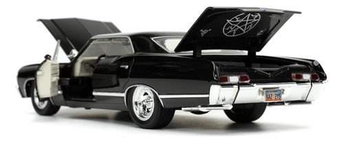 Supernatural 1:24 1967 Chevy Impala Die-cast Car W/dean W...