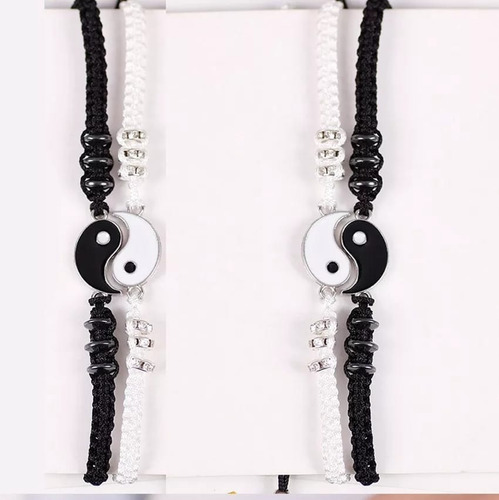 Imagen 7 de 8 de Pulsera Manilla Yin Yang Parejas Amor Y Conexion Tai Chi