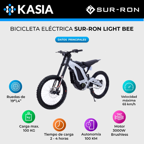 Moto Electrica Sur Ron Light Bee Version Internacional Kasia
