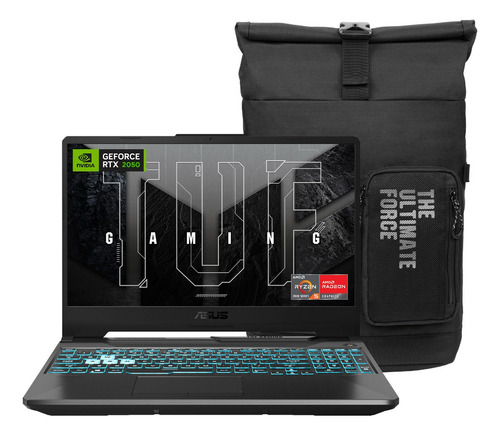 Laptop Asus Tuf Gamig A15 Fa506 Amd R5 Rtx2050 8gb 512gb Negro