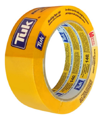 Cinta Masking Superficies Delicadas D 24 Mm X 50m Amarillo