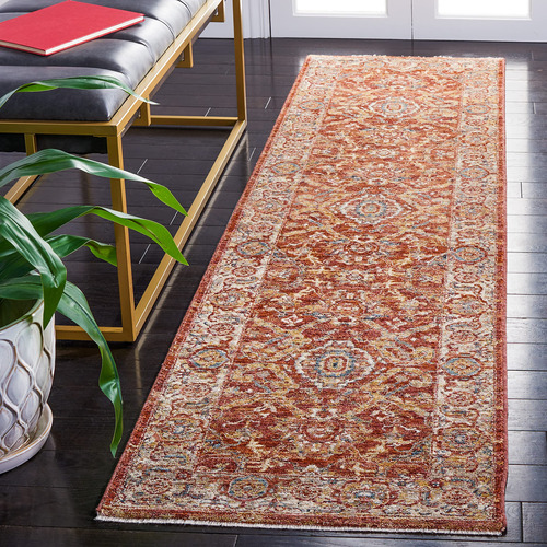 Valencia Collection Val566p Alfombra Oriental Vintage 2 X 8